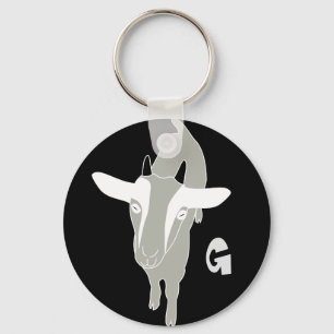 Chaveiro de cabra monograma
