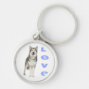 Chaveiro de Cachorro Alaskan Malamute Filhote