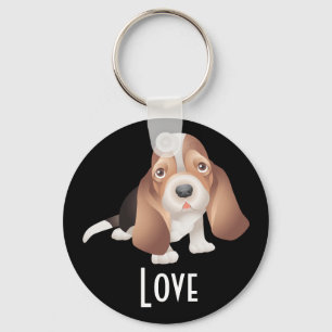 Chaveiro de Cachorro Basset Hound Filhote