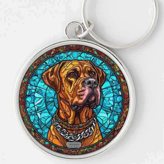 Chaveiro de Cachorro Boerboel Para Raça Sul-Africa (Frente)