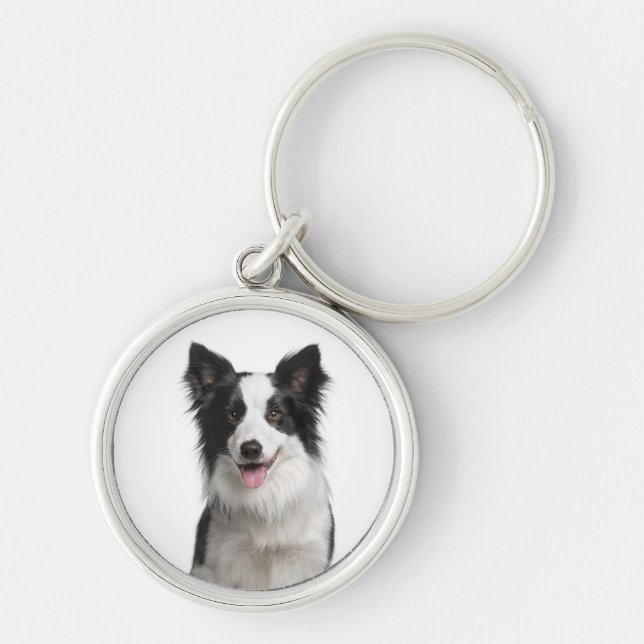 Chaveiro de Cachorro Border Collie Amor (Frente)