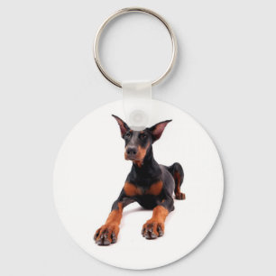 Chaveiro de Cachorro Doberman Pinscher Filhote Amo