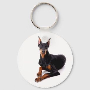 Chaveiro de Cachorro Doberman Pinscher Filhote Amo