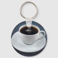 Chaveiro de café com espinha de tubarão