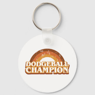 Chaveiro de campeão de futebol de retrododgeball