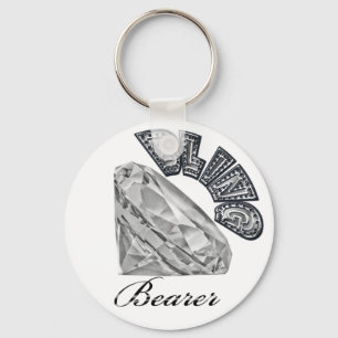 CHAVEIRO de Casamento BLING Bearer