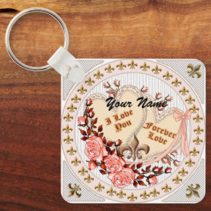 Chaveiro de casamento do Forever Love