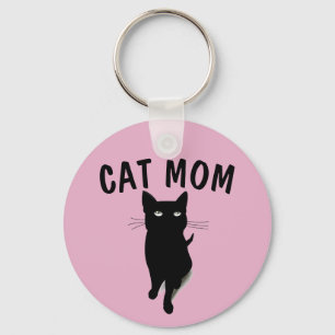 CHAVEIRO de CAT NEGRO " CAT MOM"