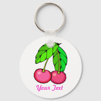 Chaveiro de Cereja Personalizável (BRANCO)