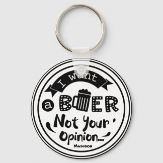 Chaveiro de Cerveja Engraçado Personalizado