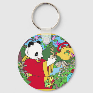 Chaveiro de chá verde