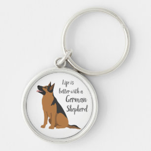 chaveiro de chave do german shepherd. Qualquer cas