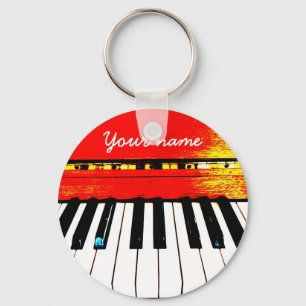Chaveiro de Chaves de Piano Personalizadas