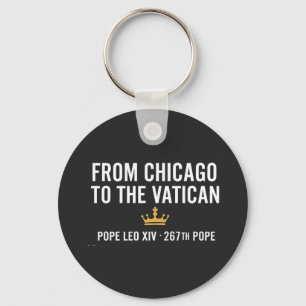 Chaveiro De Chicago Ao Papa Vaticano Leo 267º