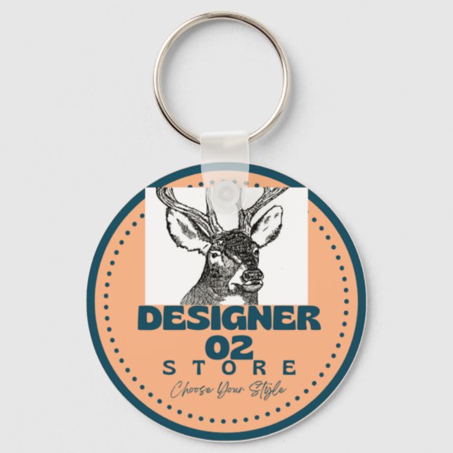 Chaveiro de círculo metálico (Frente)