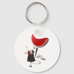 Chaveiro de Círculo Metálico, 2"