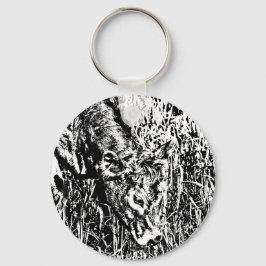 Chaveiro de círculo metálico, 5,08 cm