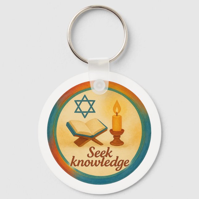 Chaveiro de Círculo Metálico - Impressão Personali (Verso)