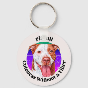 Chaveiro de citação engraçada Pitbull