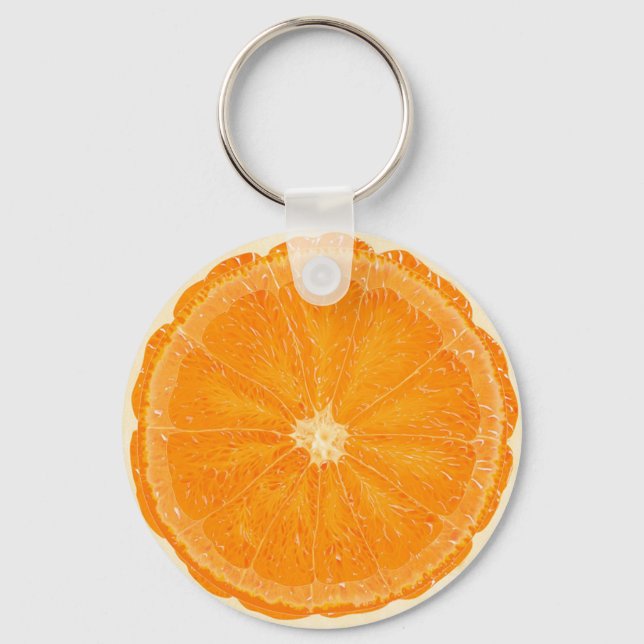 Chaveiro de citrinos de laranja (Frente)