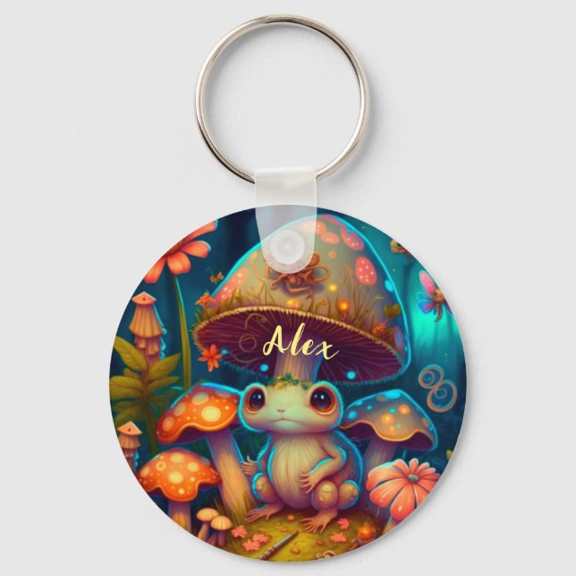 Chaveiro de cogumelo sapo (Frente)