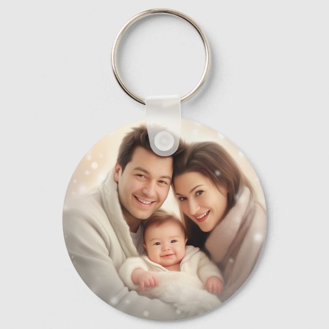 Chaveiro de Colagem de Fotografias Personalizadas  (Frente)