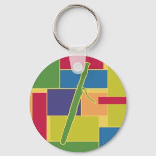 Chaveiro de Colorblocks do fagote