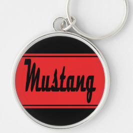 Chaveiro de competência vermelho preto do carro do