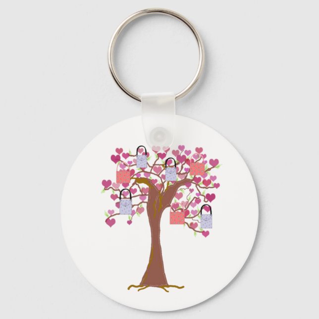 Chaveiro de Corações e Bolas de Mão (Frente)