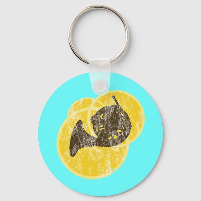 Chaveiro de Corno Francês (Frente)