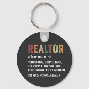 Chaveiro de Cotação Funny do Realtor do Imobiliári