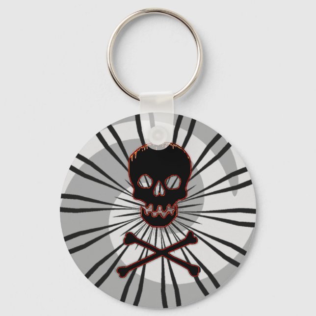 Chaveiro de crânio e Crossbones (Frente)