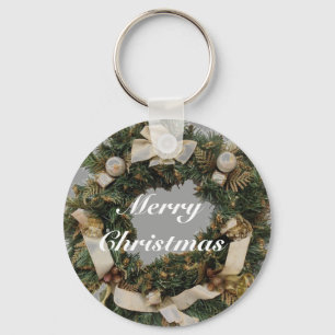 Chaveiro de cupê de Feliz Natal personalizável