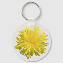 Chaveiro de Dandelion Amarelo
