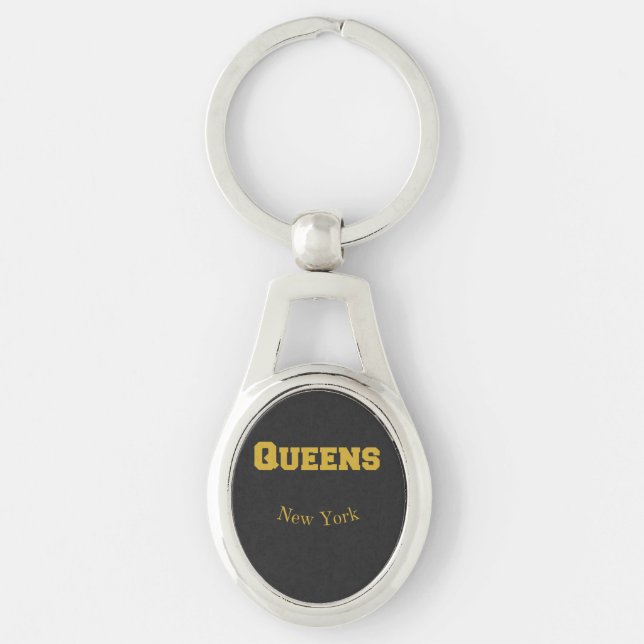 Chaveiro de Dourado Queens New York (Frente)