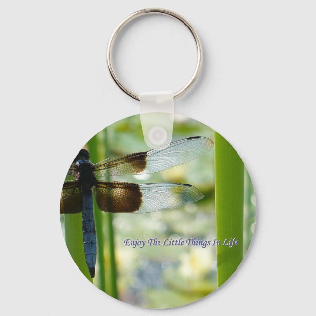 Chaveiro de Dragonfly azul (Frente)