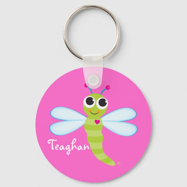 Chaveiro de Dragonfly Cute Personalizado - Persona (Frente)