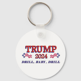 Chaveiro de Drill Baby Drill Trump 2024