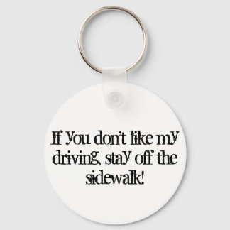 Chaveiro de driver inválido