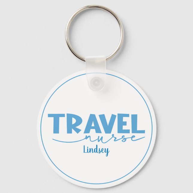 Chaveiro de Enfermeiro Viagem personalizado (Frente)