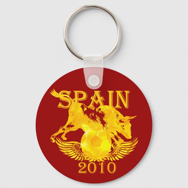 Chaveiro de Espanha de 2010 La Furia Roja para ven (Frente)