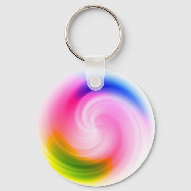 Chaveiro de espiral colorida (Frente)