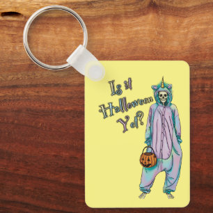 Chaveiro de esqueleto de Halloween