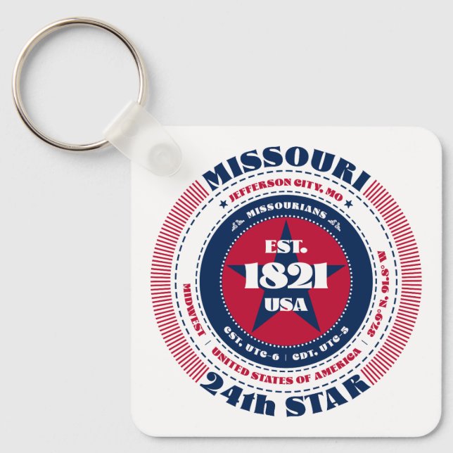 Chaveiro de Estado do Missouri (Frente)