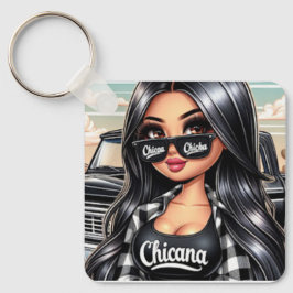 Chaveiro de estilo Chicana