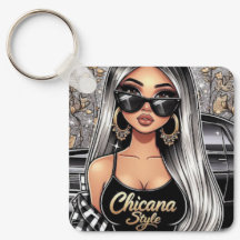 Chaveiro de estilo Chicana