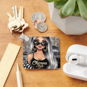Chaveiro de estilo Chicana