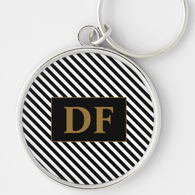 Chaveiro de faixa branca/preta (Frente)