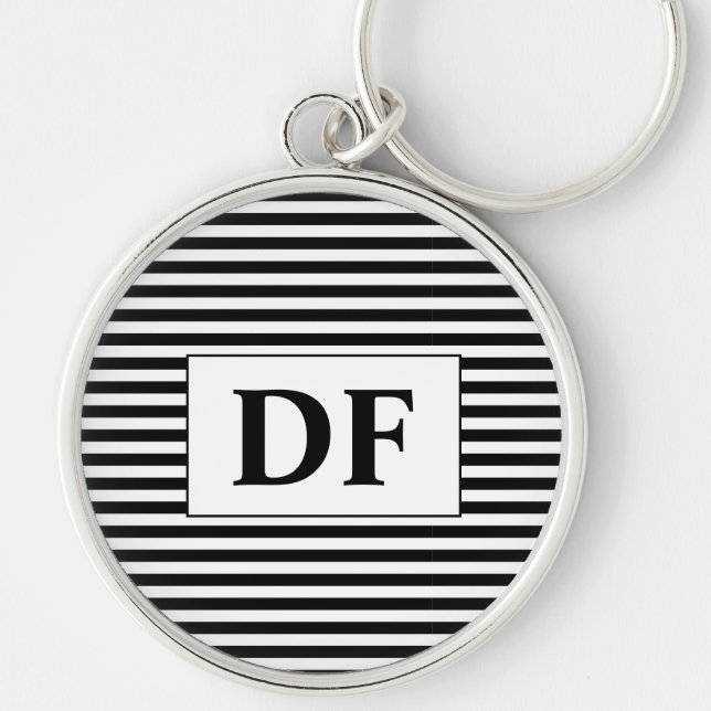 Chaveiro de faixa branca/preta (Frente)