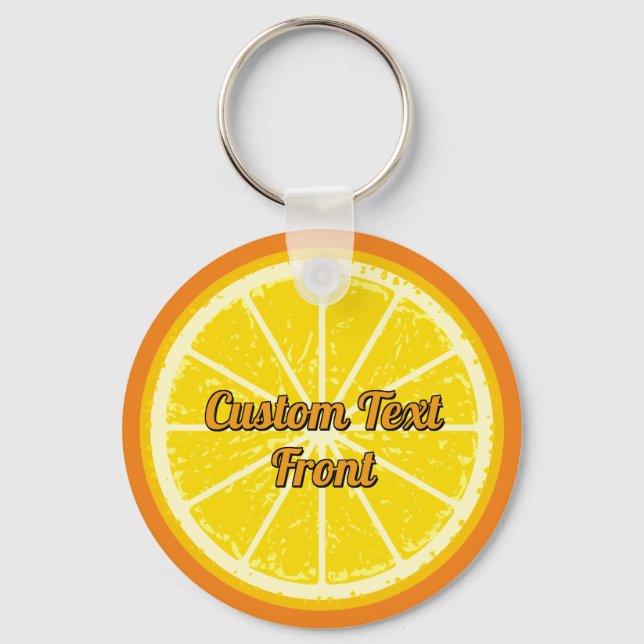 Chaveiro de Fatia Laranja (Frente)